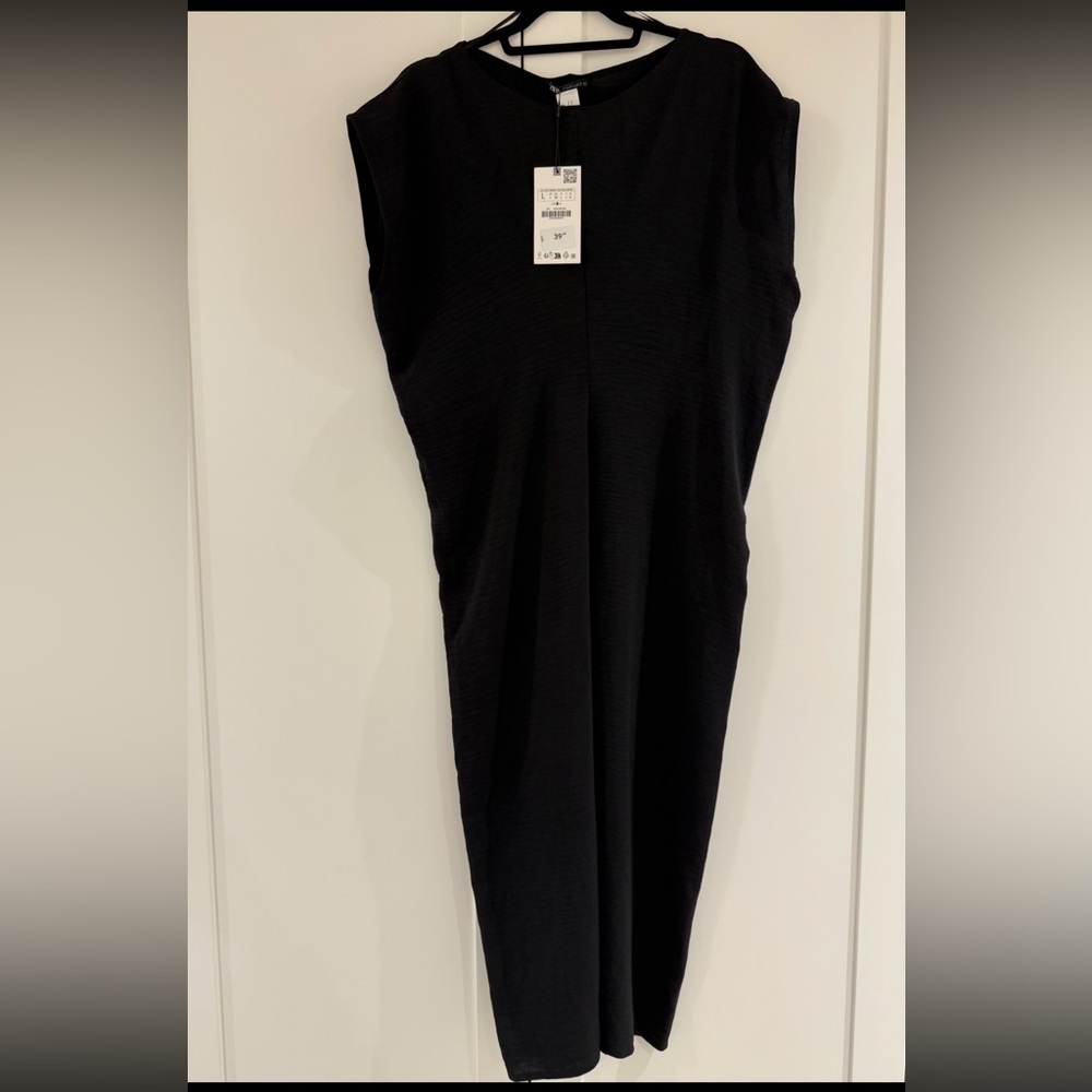 Zara Black Sleeveless Dress